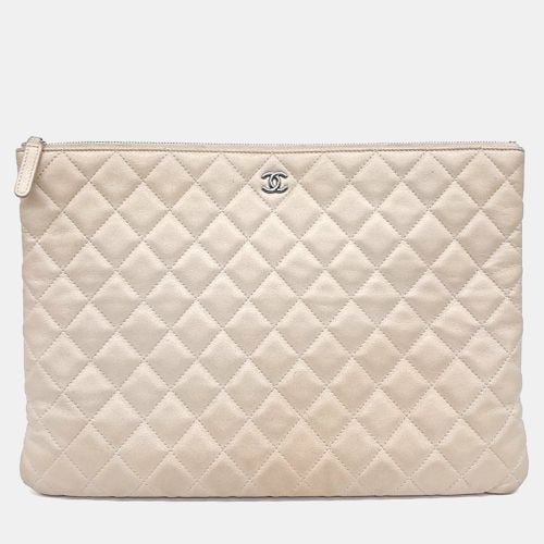 Leather Large Clutch bag - Chanel - Modalova