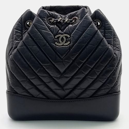 Leather Chevron Gabrielle Small Backpack - Chanel - Modalova