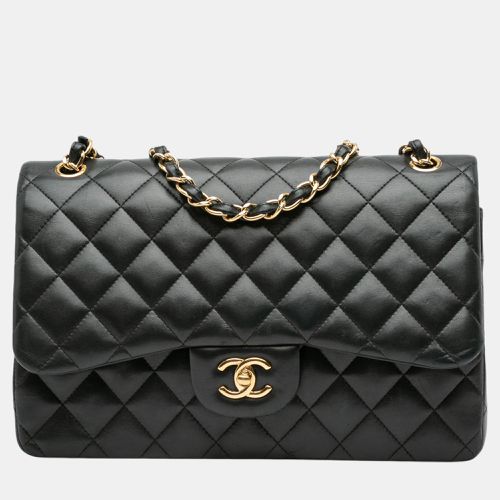 Chanel Black Jumbo Classic Lambskin Double Flap - Chanel - Modalova