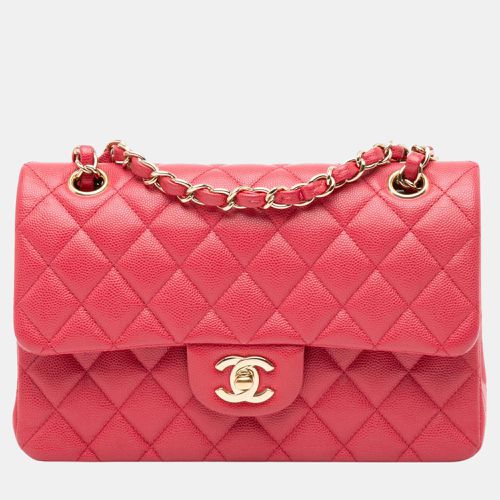 Chanel Pink Small Classic Caviar Double Flap - Chanel - Modalova