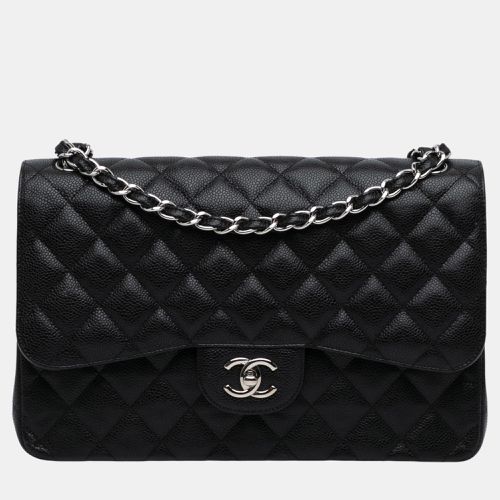 Chanel Black Jumbo Classic Caviar Double Flap - Chanel - Modalova