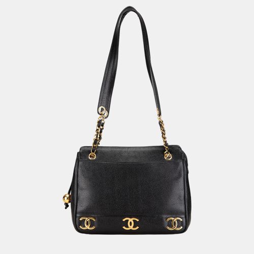 Chanel Black Triple CC Caviar Shoulder Bag - Chanel - Modalova