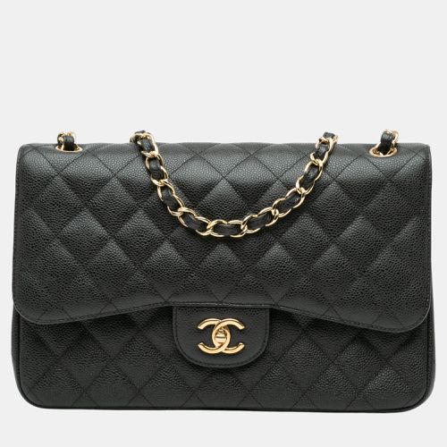 Chanel Black Jumbo Classic Caviar Double Flap - Chanel - Modalova