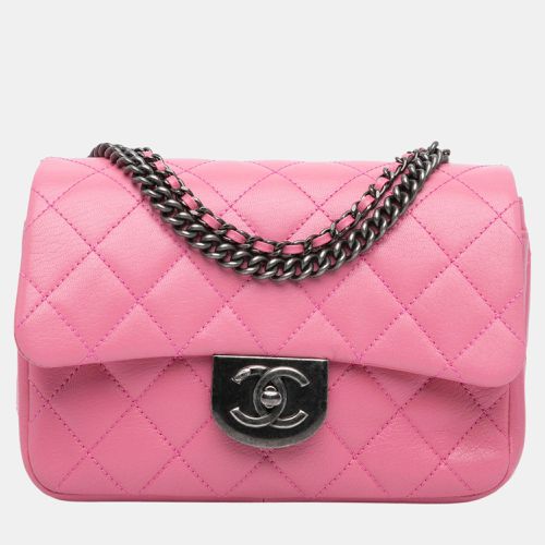 Chanel Pink Small Goatskin Double Carry Waist Chain Flap - Chanel - Modalova