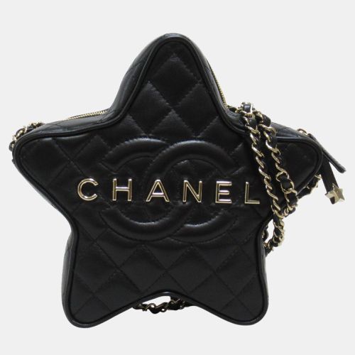 Chanel Black Leather Lambskin Chain Shoulder Bag - Chanel - Modalova