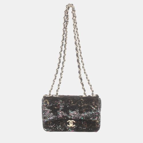 Chanel Black Leather Lambskin Coco Mark Shoulder Bag - Chanel - Modalova