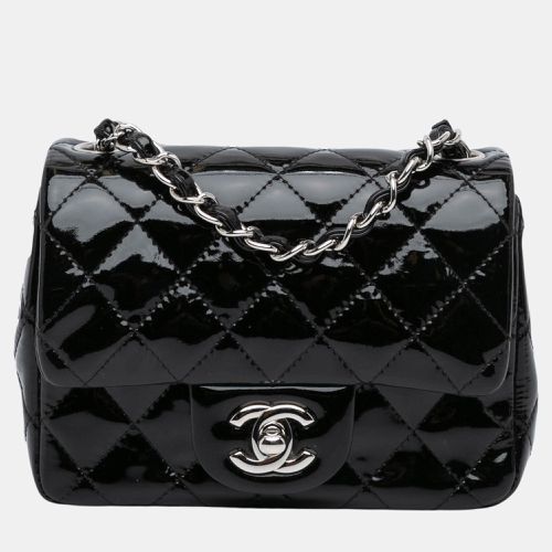 Chanel Black Mini Square Classic Patent Single Flap - Chanel - Modalova