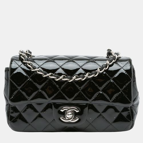 Chanel Black Mini Rectangular Classic Patent Single Flap - Chanel - Modalova