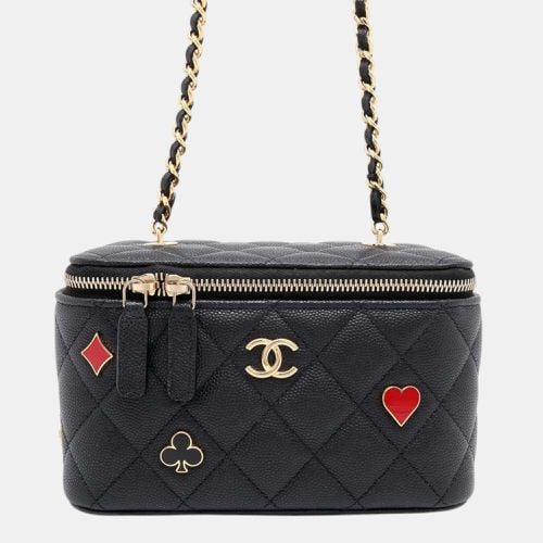 Caviar Leather Chain Shoulder Vanity Bag - Chanel - Modalova