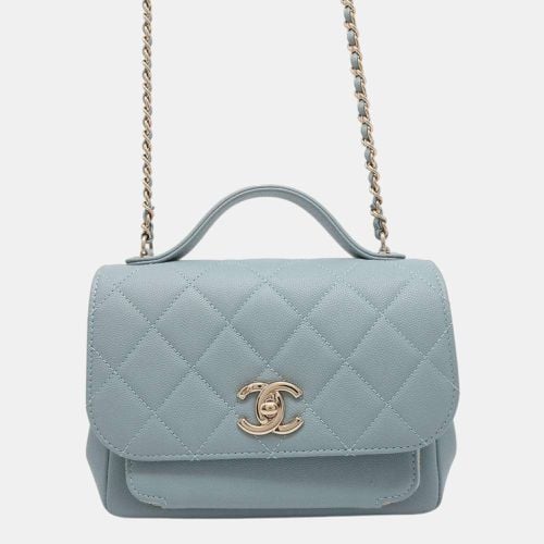 Chanel Light Blue Caviar Leather Business Affinity Chain shoulder Bag Size Small - Chanel - Modalova