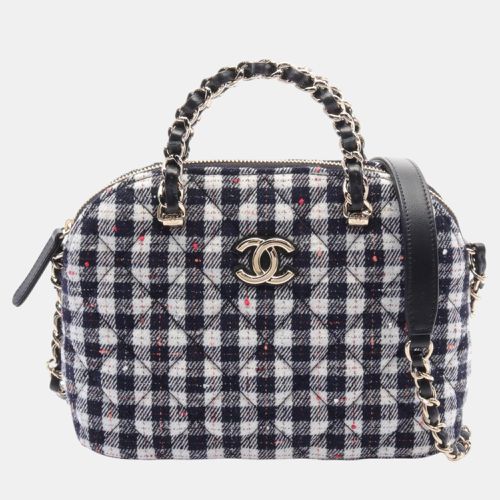 Chanel Black Canvas Fabric Small Shopping Shoulder Bag - Chanel - Modalova