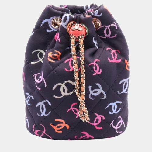 Chanel Blue Canvas Coco Mark Backpack - Chanel - Modalova