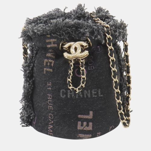 Denim Mini Bucket Chain Shoulder Bag - Chanel - Modalova