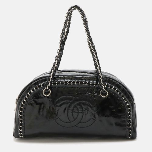 Chanel Black Plastic Coco Mark Matelasse Bowling Bag - Chanel - Modalova