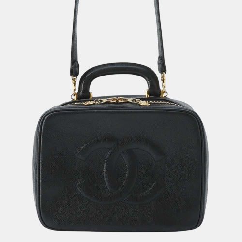 Chanel Black Caviar Leather CC Vanity Shoulder Bag - Chanel - Modalova