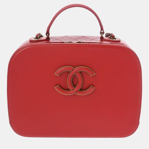 Chanel Handbag Red Calfskin Shoulder Bag - Chanel - Modalova