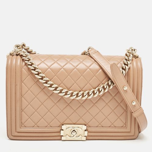 Quilted Leather New Medium Boy Flap Bag - Chanel - Modalova