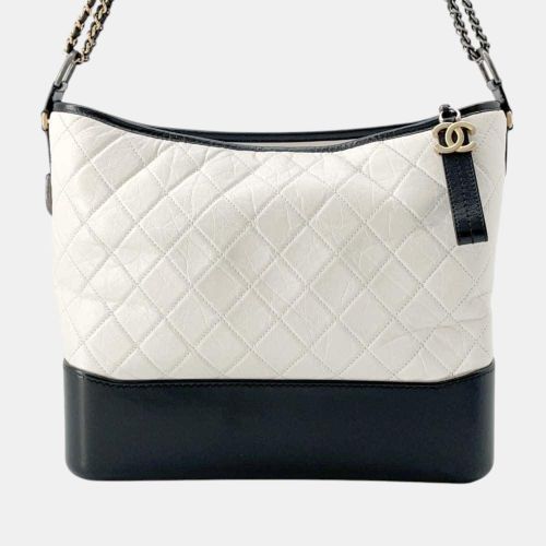 Chanel White Black Gabrielle Chain Shoulder Bag - Chanel - Modalova