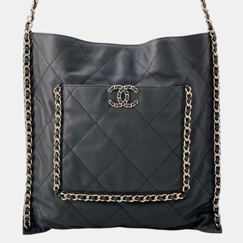 Lambskin Leather Cc Logo Shopping Bag - Chanel - Modalova