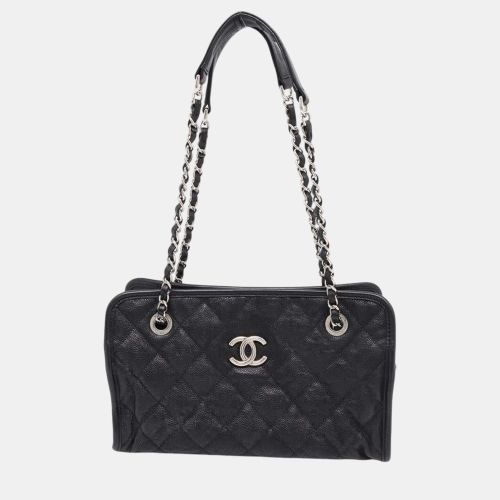 Chanel Black Caviar Leather French Riviera Tote Bag - Chanel - Modalova