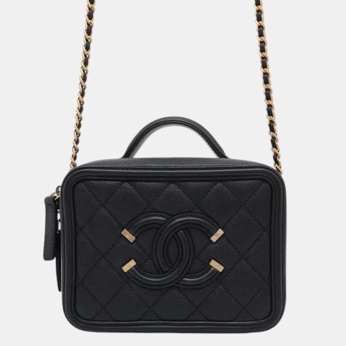 Chanel Black CC Filigree Shoulder Bag - Chanel - Modalova