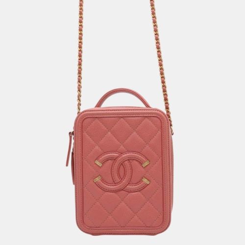 Caviar Leather CC Filigree Chain Shoulder Bag - Chanel - Modalova