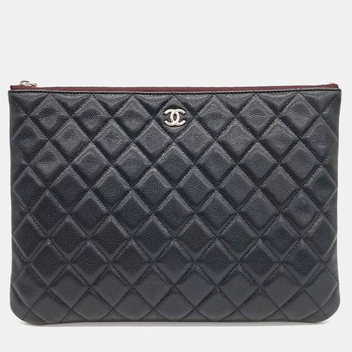 Chanel Black Leather New Medium Clutch - Chanel - Modalova