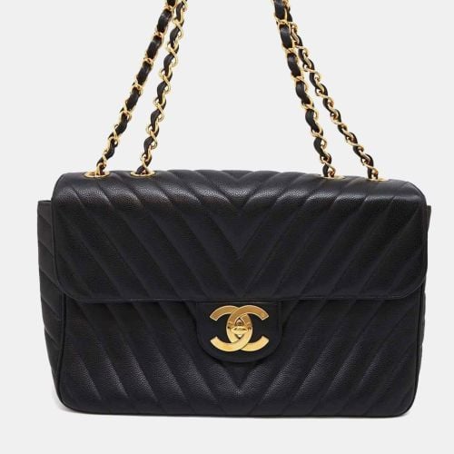 Chain Shoulder Bag V Stitch Coco Mark Caviar Skin - Chanel - Modalova