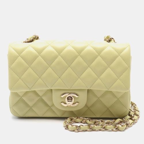 Chanel Yellow Leather Chain Shoulder Bag - Chanel - Modalova