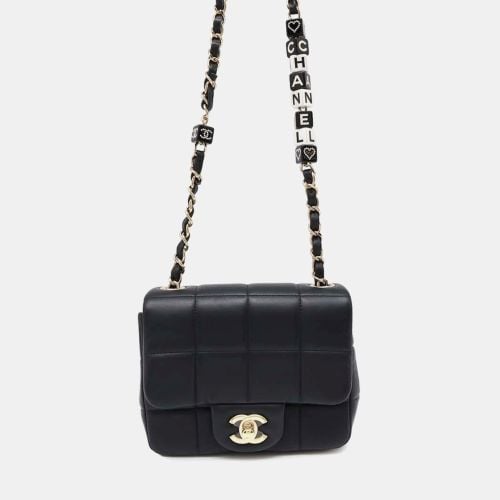 Chain Shoulder Bag Coco Mark Chocolate Bar Flap Lambskin - Chanel - Modalova