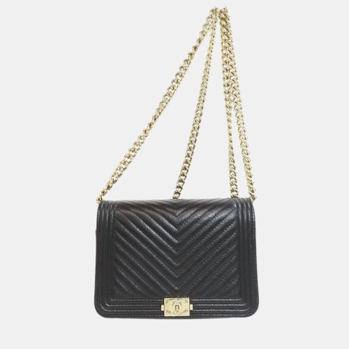 Caviar Leather Boy Chain Wallet - Chanel - Modalova