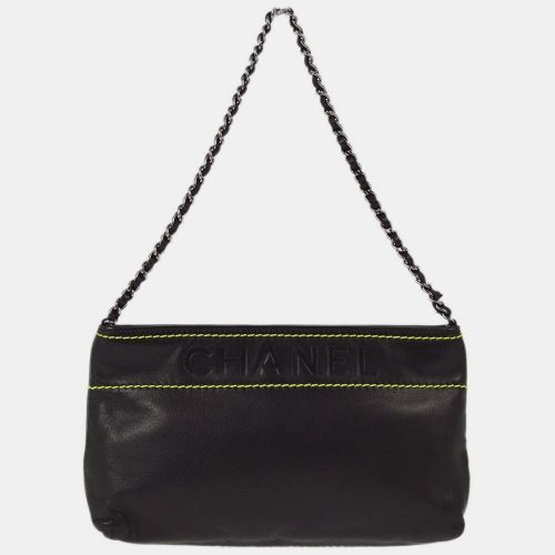 Chanel Black Lambskin Chain Handbag - Chanel - Modalova