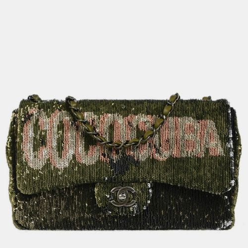 Sequins Paris-Cuba Single Flap Shoulder Bag - Chanel - Modalova