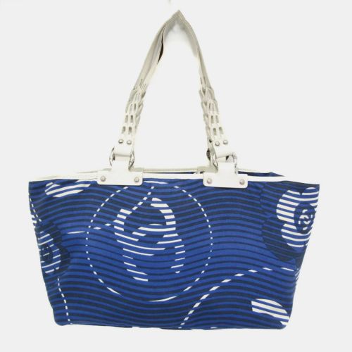 Cruise Lines Canvas Leather Tote Bag White - Chanel - Modalova