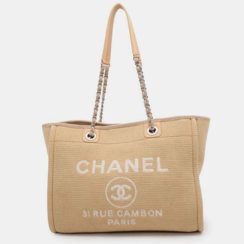 Canvas Deauville Medium Tote Bag - Chanel - Modalova