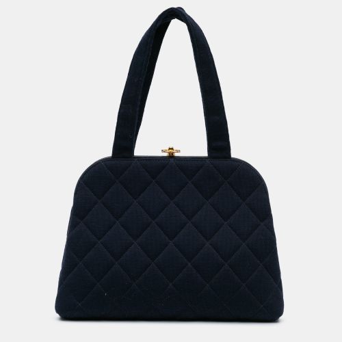 Quilted Jersey Frame Handbag - Chanel - Modalova