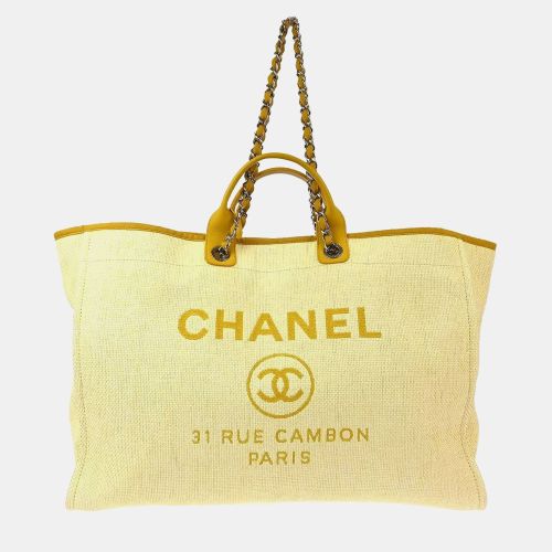 Canvas Large Deauville Tote Bag - Chanel - Modalova