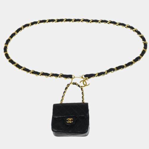 Leather Classic Flap Micro Bum Belt Bag - Chanel - Modalova