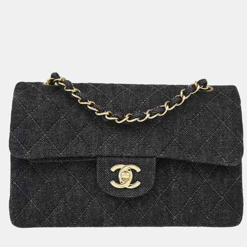 Denim Small Classic Double Flap Shoulder Bag - Chanel - Modalova