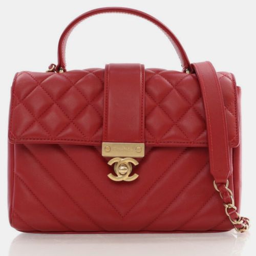 Calfskin In the City Top Handle Bag - Chanel - Modalova