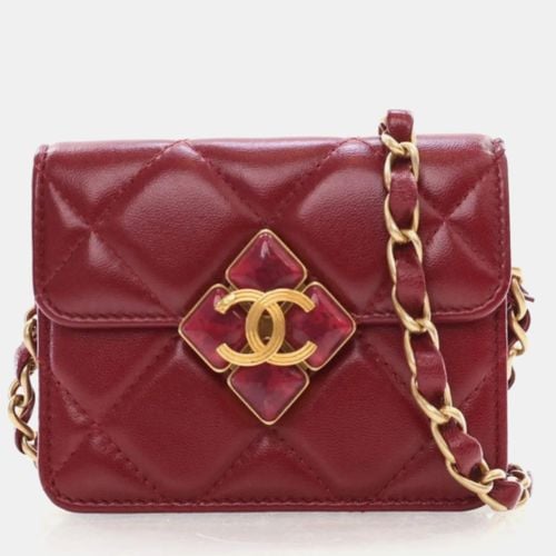 Diamond Lock Bag Small Lambskin - Chanel - Modalova