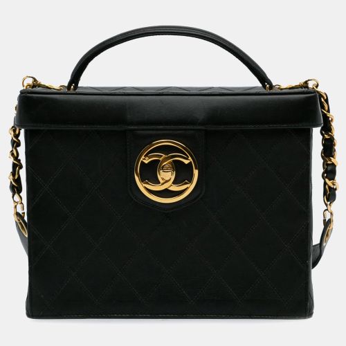 Chanel Black Matelasse Lambskin Vanity Bag - Chanel - Modalova