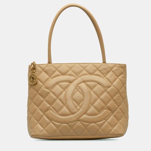 Chanel Brown Caviar Medallion Tote Bag - Chanel - Modalova