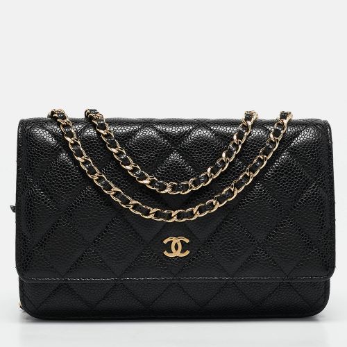 Chanel Black Quilted Caviar Leather WOC Clutch Bag - Chanel - Modalova