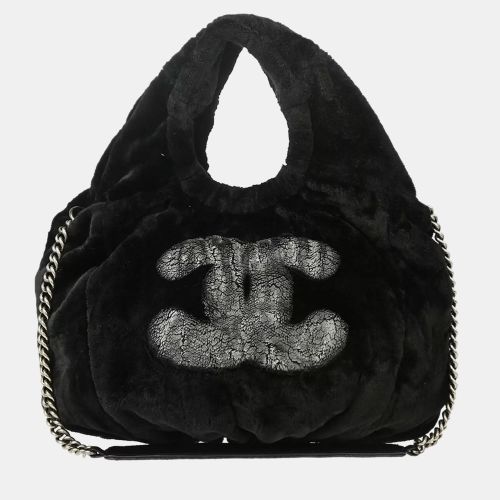 Chanel Black Velvet Handbag - Chanel - Modalova