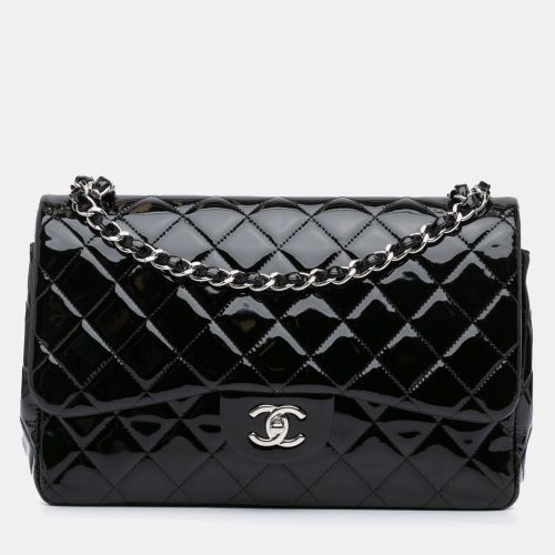 Patent Jumbo Classic Double Flap Bag - Chanel - Modalova