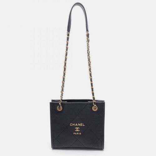 Chanel Black Leather Tote Bag - Chanel - Modalova