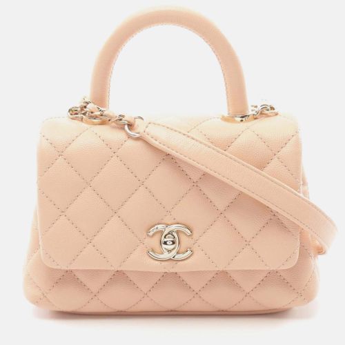 Chanel Pink Caviar Leather Coco Handle XXS Handbag - Chanel - Modalova