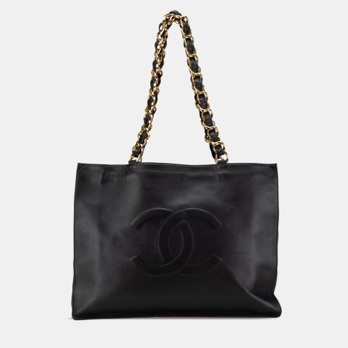 Chanel Black CC Lambskin XL Tote Bag - Chanel - Modalova