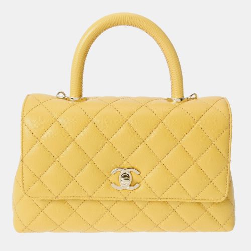 Caviar Leather XS Coco Top Handle Bag - Chanel - Modalova